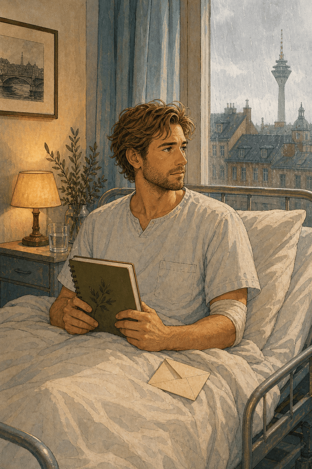 Sebastian se recupera en un hospital de Düsseldorf.