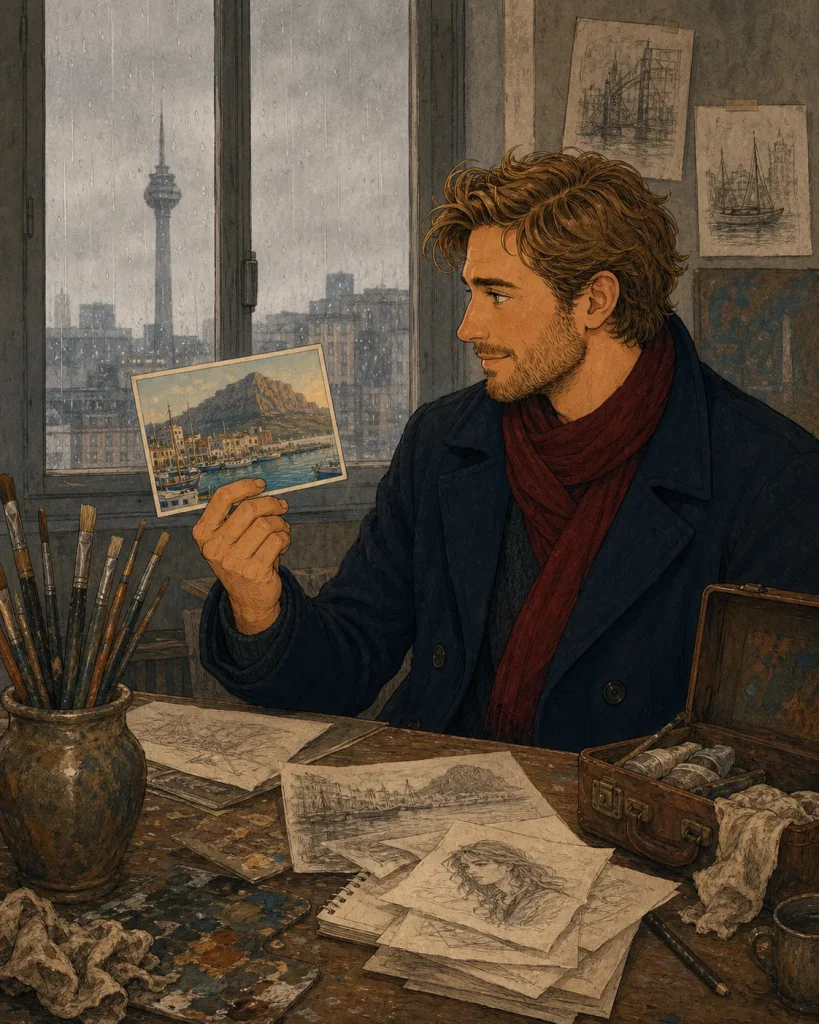 Sebastian en Düsseldorf.