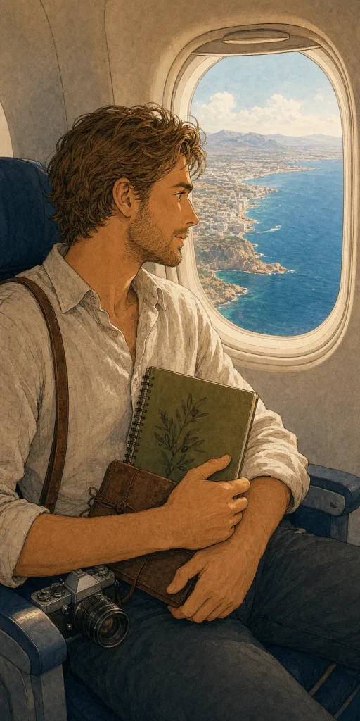 Sebastian vuelve a volar hacia la costa mediterránea.